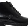 Dolce & Gabbana Black Leather Men Short Boots Lace Up Men's Shoes -Lux Lair Store 4274823