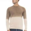 Alpha Studio Beige Alpaca Men Men's Sweater 2 Alpha Studio Beige Alpaca Men Men's Sweater -Lux Lair Store 4280804