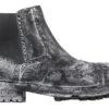 Dolce & Gabbana Black Gray Leather Ankle Men's Boots -Lux Lair Store 4282665