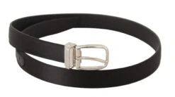 Dolce & Gabbana Black Canvas Leather Silver Logo Metal Buckle Men's Belt 7 Dolce & Gabbana Black Canvas Leather Silver Logo Metal Buckle Men's Belt -Lux Lair Store 4288250
