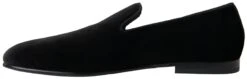 Dolce & Gabbana Black Velvet Loafers Formal Men's Shoes -Lux Lair Store 4295492