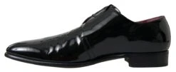 Dolce & Gabbana Black Patent Leather Formal Men's Shoes 10 Dolce & Gabbana Black Patent Leather Formal Men's Shoes -Lux Lair Store 4297978