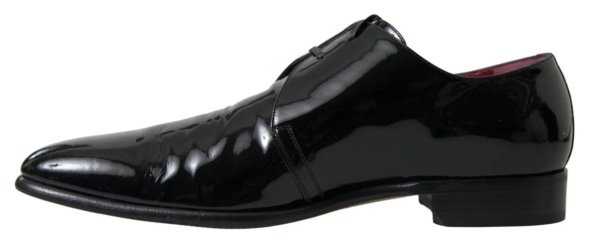 Dolce & Gabbana Black Patent Leather Formal Men's Shoes 5 Dolce & Gabbana Black Patent Leather Formal Men's Shoes - Image 3