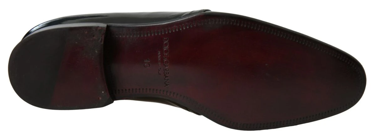 Dolce & Gabbana Black Patent Leather Formal Men's Shoes 6 Dolce & Gabbana Black Patent Leather Formal Men's Shoes - Image 4
