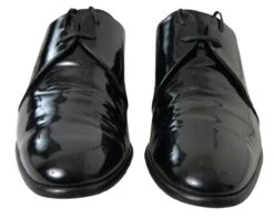 Dolce & Gabbana Black Patent Leather Formal Men's Shoes 12 Dolce & Gabbana Black Patent Leather Formal Men's Shoes -Lux Lair Store 4297981