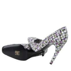 Bottega Veneta Women's Green / Purple Floral Leather Heels (39 EU / 9 US) -Lux Lair Store 430540 8404 39 9