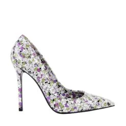 Bottega Veneta Women's Green / Purple Floral Woven Leather Heels (39 EU / 9 US) 15 Bottega Veneta Women's Green / Purple Floral Woven Leather Heels (39 EU / 9 US) -Lux Lair Store 430541 8404 39 6