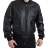 Dolce & Gabbana Black Leather Blouson Full Zip Bomber Men's Jacket 2 Dolce & Gabbana Black Leather Blouson Full Zip Bomber Men's Jacket -Lux Lair Store 4317887