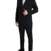 Dolce & Gabbana Black 2 Piece Double Breasted SICILIA Men's Suit 2 Dolce & Gabbana Black 2 Piece Double Breasted SICILIA Men's Suit -Lux Lair Store 4320341
