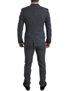 Dolce & Gabbana Gray 2 Piece Single Breasted MARTINI Men's Suit -Lux Lair Store 4320396