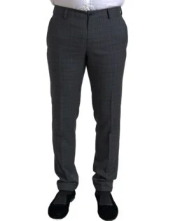 Dolce & Gabbana Gray 2 Piece Single Breasted MARTINI Men's Suit -Lux Lair Store 4320400