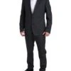 Dolce & Gabbana Black 2 Piece Single Breasted MARTINI Men's Suit -Lux Lair Store 4320406