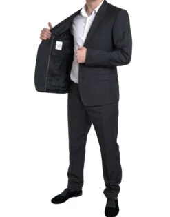 Dolce & Gabbana Black 2 Piece Single Breasted MARTINI Men's Suit -Lux Lair Store 4320408