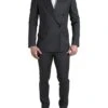 Dolce & Gabbana Gray 2 Piece Double Breasted SICILIA Men's Suit 2 Dolce & Gabbana Gray 2 Piece Double Breasted SICILIA Men's Suit -Lux Lair Store 4320413