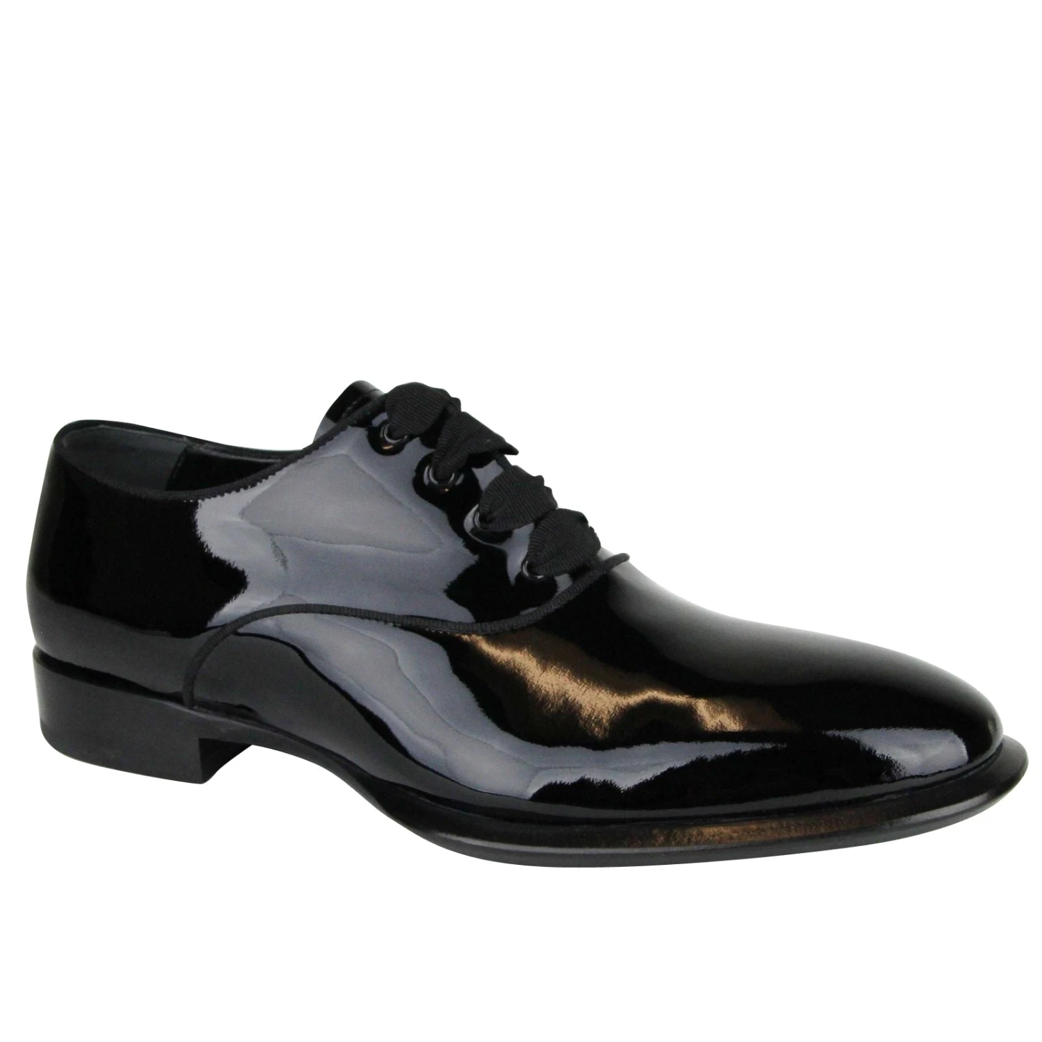Alexander McQueen Men's Patent Black Leather Dress Shoes 3 Alexander McQueen Men's Patent Black Leather Dress Shoes