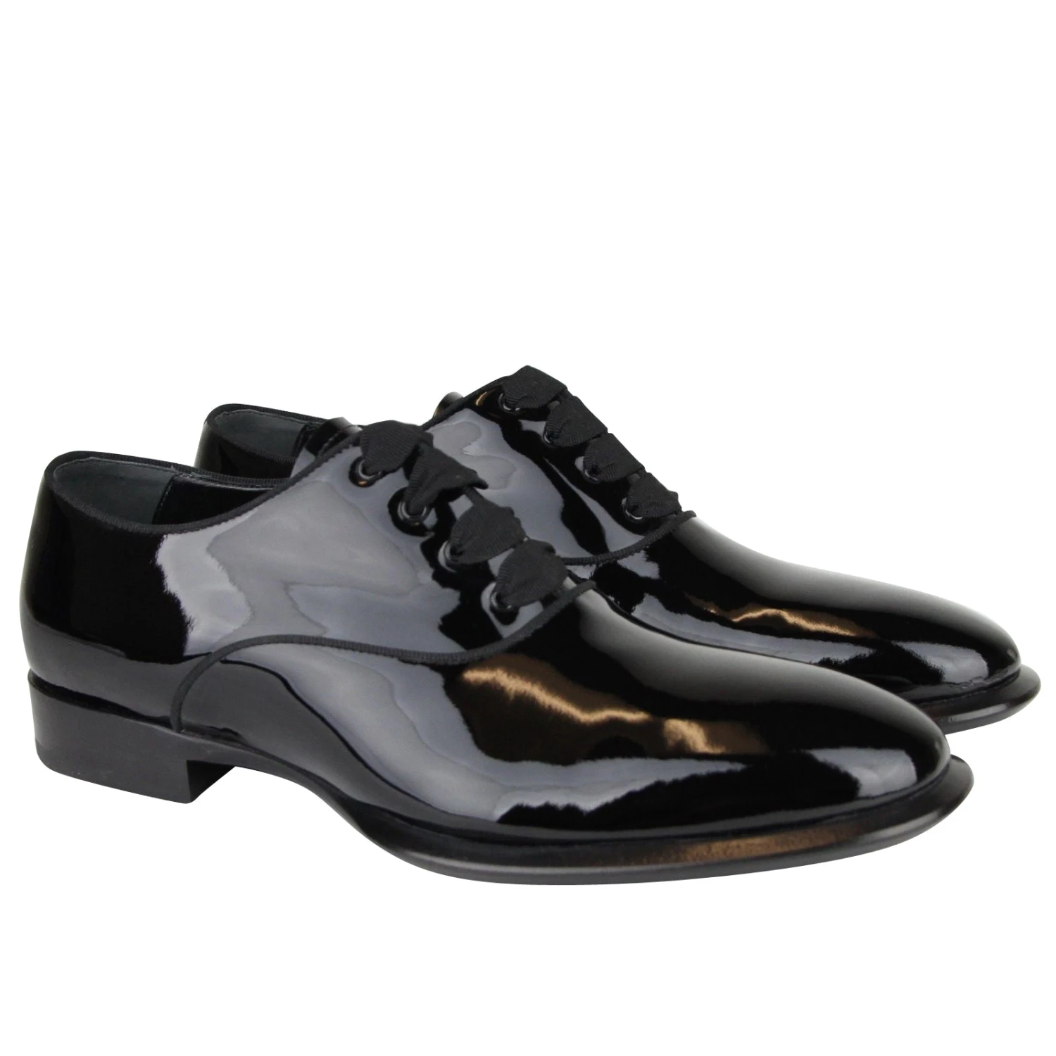 Alexander McQueen Men's Patent Black Leather Dress Shoes 12 Alexander McQueen Men's Patent Black Leather Dress Shoes - Image 10