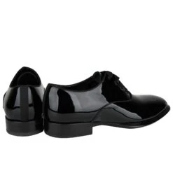 Alexander McQueen Men's Patent Black Leather Dress Shoes 30 Alexander McQueen Men's Patent Black Leather Dress Shoes -Lux Lair Store 432360 1000 40 5