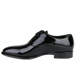 Alexander McQueen Men's Patent Black Leather Dress Shoes 32 Alexander McQueen Men's Patent Black Leather Dress Shoes -Lux Lair Store 432360 1000 40 7
