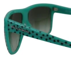 Dolce & Gabbana Green Stars Acetate Square Shades Women's Sunglasses 10 Dolce & Gabbana Green Stars Acetate Square Shades Women's Sunglasses -Lux Lair Store 4327477