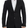 Dolce & Gabbana Black Silk Slim Fit Men's Blazer