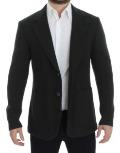 Dolce & Gabbana Green Cashmere Two Button Men's Blazer -Lux Lair Store 4330106