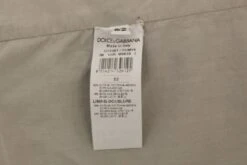 Dolce & Gabbana Beige Cotton Silk Blend Dress Vest Men's Blazer -Lux Lair Store 4332810