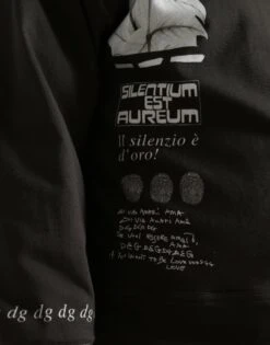 Dolce & Gabbana Dark Gray Cotton Button Down Pullover Men's Sweater -Lux Lair Store 4333139