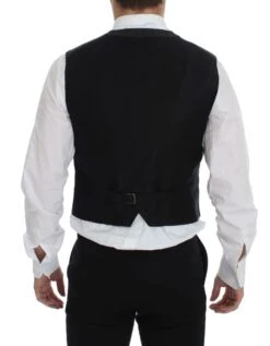 Dolce & Gabbana Gray Wool Blend Vest Gilet Men's Weste -Lux Lair Store 4334013