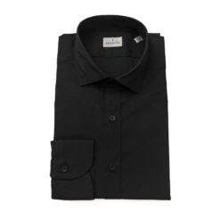 Bagutta Black Cotton Men Men's Shirt