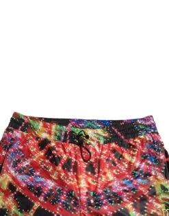 Dolce & Gabbana Multicolor Luminarie Print Men Bermuda Men's Shorts -Lux Lair Store 4339983