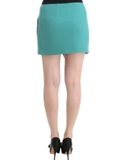 Costume National Blue Wrap Mini Women's Skirt -Lux Lair Store 4340896