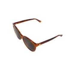 Gucci Women's Brown Mustard Acetate Round Sunglasses GG3833/F/S 056EJ 434093 2470 -Lux Lair Store 434093 2470 807253470 3