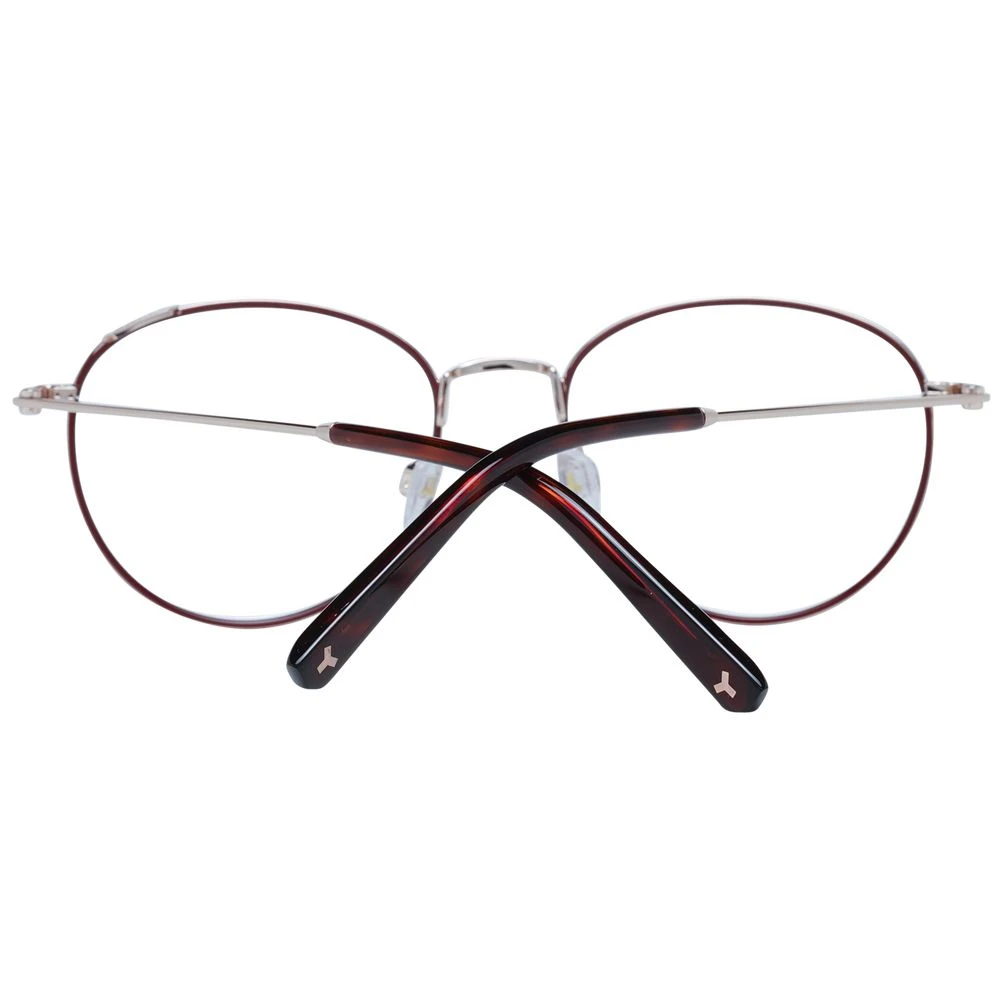 Bally Burgundy Unisex Glasses Frame 5 Bally Burgundy Unisex Glasses Frame - Image 3