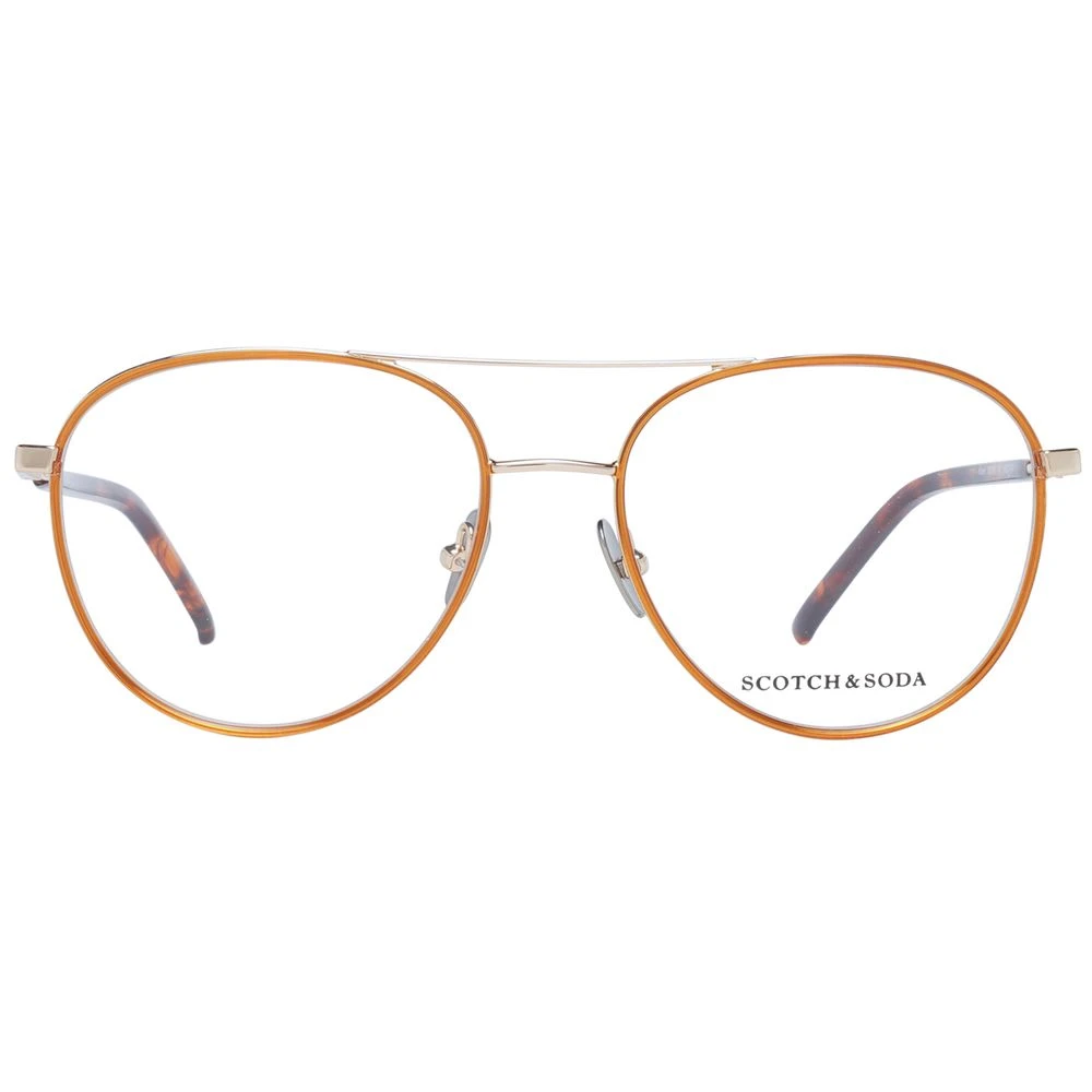 Scotch & Soda Gold Men Glasses Men's Frame 4 Scotch & Soda Gold Men Glasses Men's Frame - Image 2