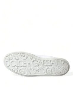 Dolce & Gabbana White Saint Tropez High Top Men Sneakers Men's Shoes 13 Dolce & Gabbana White Saint Tropez High Top Men Sneakers Men's Shoes -Lux Lair Store 4357706