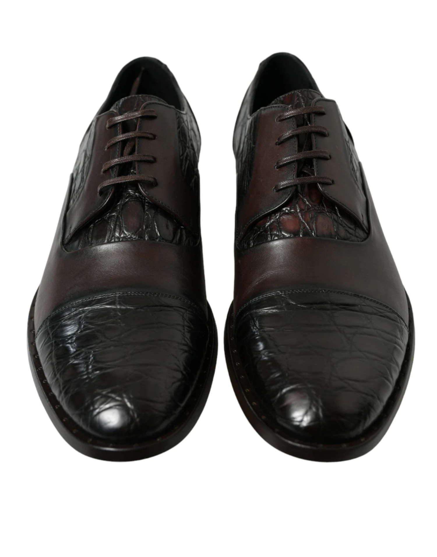 Dolce & Gabbana Brown Exotic Leather Formal Men Dress Men's Shoes 4 Dolce & Gabbana Brown Exotic Leather Formal Men Dress Men's Shoes - Image 2