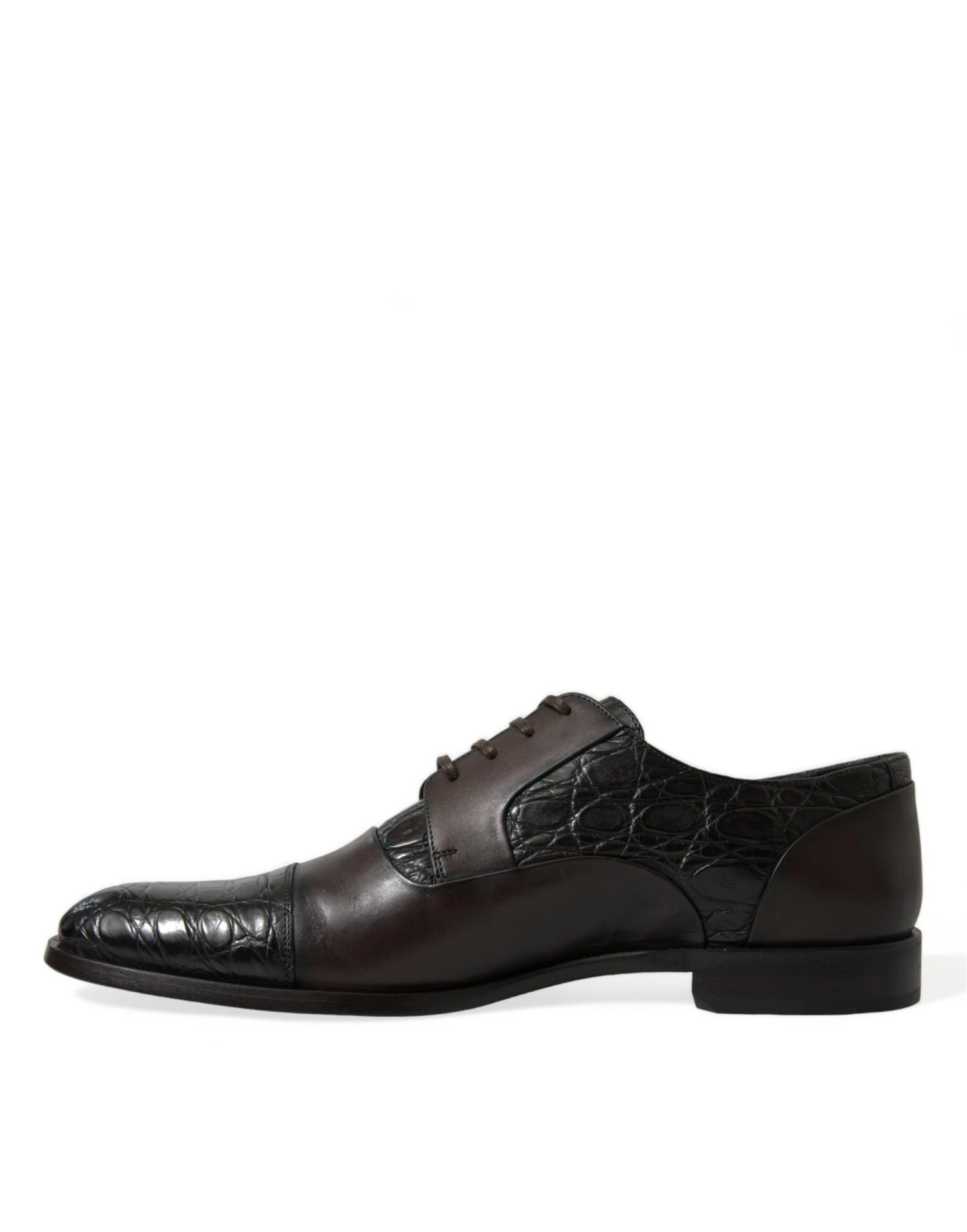 Dolce & Gabbana Brown Exotic Leather Formal Men Dress Men's Shoes 7 Dolce & Gabbana Brown Exotic Leather Formal Men Dress Men's Shoes - Image 5