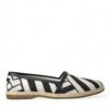 Dolce & Gabbana Beige Black Striped Canvas Espadrilles MONDELLO Men's Shoes -Lux Lair Store 4361616