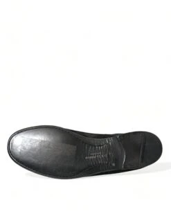Dolce & Gabbana Black RUNWAY Velour AMALFI Loafers Men's Shoes 13 Dolce & Gabbana Black RUNWAY Velour AMALFI Loafers Men's Shoes -Lux Lair Store 4361640