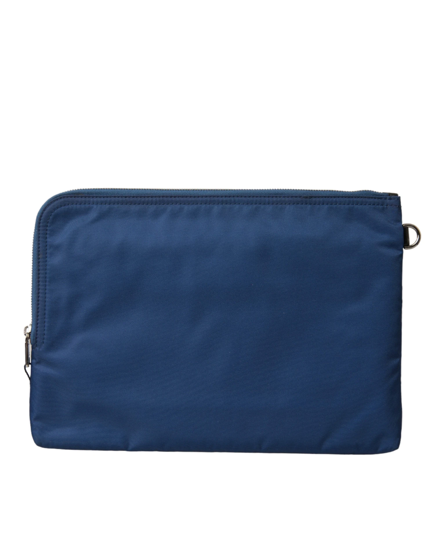 Dolce & Gabbana Blue DG Milano Print Nylon Pouch Clutch Men Men's Bag 5 Dolce & Gabbana Blue DG Milano Print Nylon Pouch Clutch Men Men's Bag - Image 3