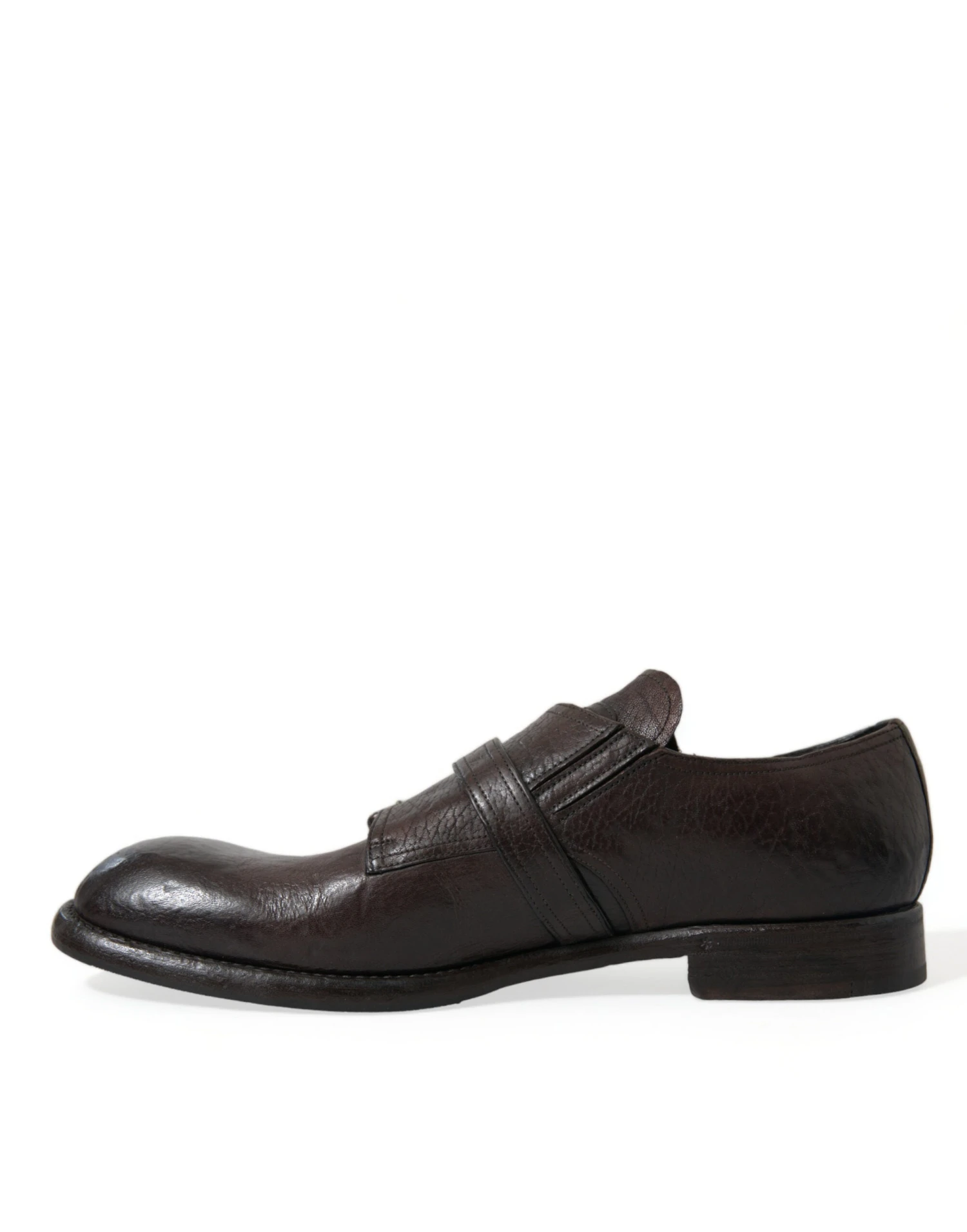 Dolce & Gabbana Brown Leather Strap Formal Dress Men's Shoes 7 Dolce & Gabbana Brown Leather Strap Formal Dress Men's Shoes - Image 5