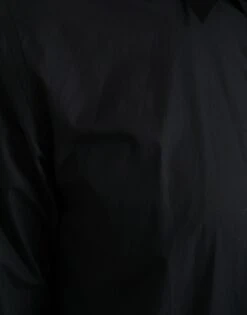 Dolce & Gabbana Navy Blue Cotton Collared Formal Dress Men's Shirt -Lux Lair Store 4371702