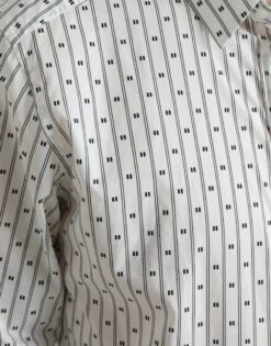 Dolce & Gabbana White Patterned Men GOLD Formal Dress Men's Shirt -Lux Lair Store 4371719