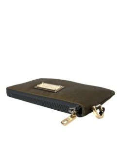 Dolce & Gabbana Dark Green Nylon Logo Multifunctional Kit 2 Pcs Set Men's Bags -Lux Lair Store 4382396