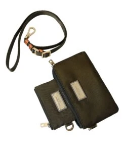 Dolce & Gabbana Dark Green Nylon Logo Multifunctional Kit 2 Pcs Set Men's Bags -Lux Lair Store 4382397