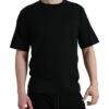 Dolce & Gabbana Black Logo Embossed Crew Neck Short Sleeves Men's T-shirt 1 Dolce & Gabbana Black Logo Embossed Crew Neck Short Sleeves Men's T-shirt -Lux Lair Store 4399664