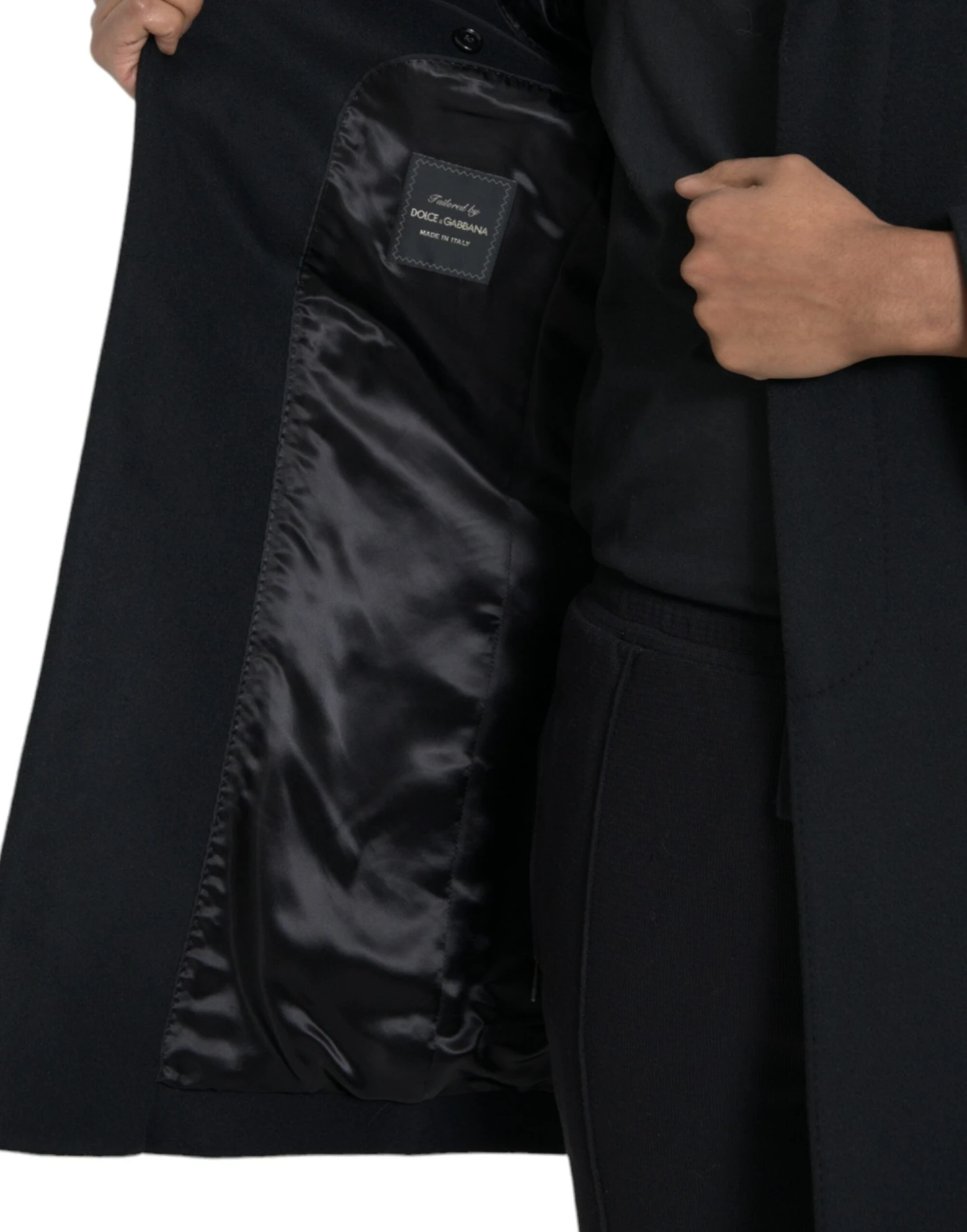 Dolce & Gabbana Black Single Breasted Trench Coat Men's Jacket 8 Dolce & Gabbana Black Single Breasted Trench Coat Men's Jacket - Image 6