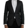 Dolce & Gabbana Black Stripe MARTINI Single Breasted Coat Men's Blazer 1 Dolce & Gabbana Black Stripe MARTINI Single Breasted Coat Men's Blazer -Lux Lair Store 4417247