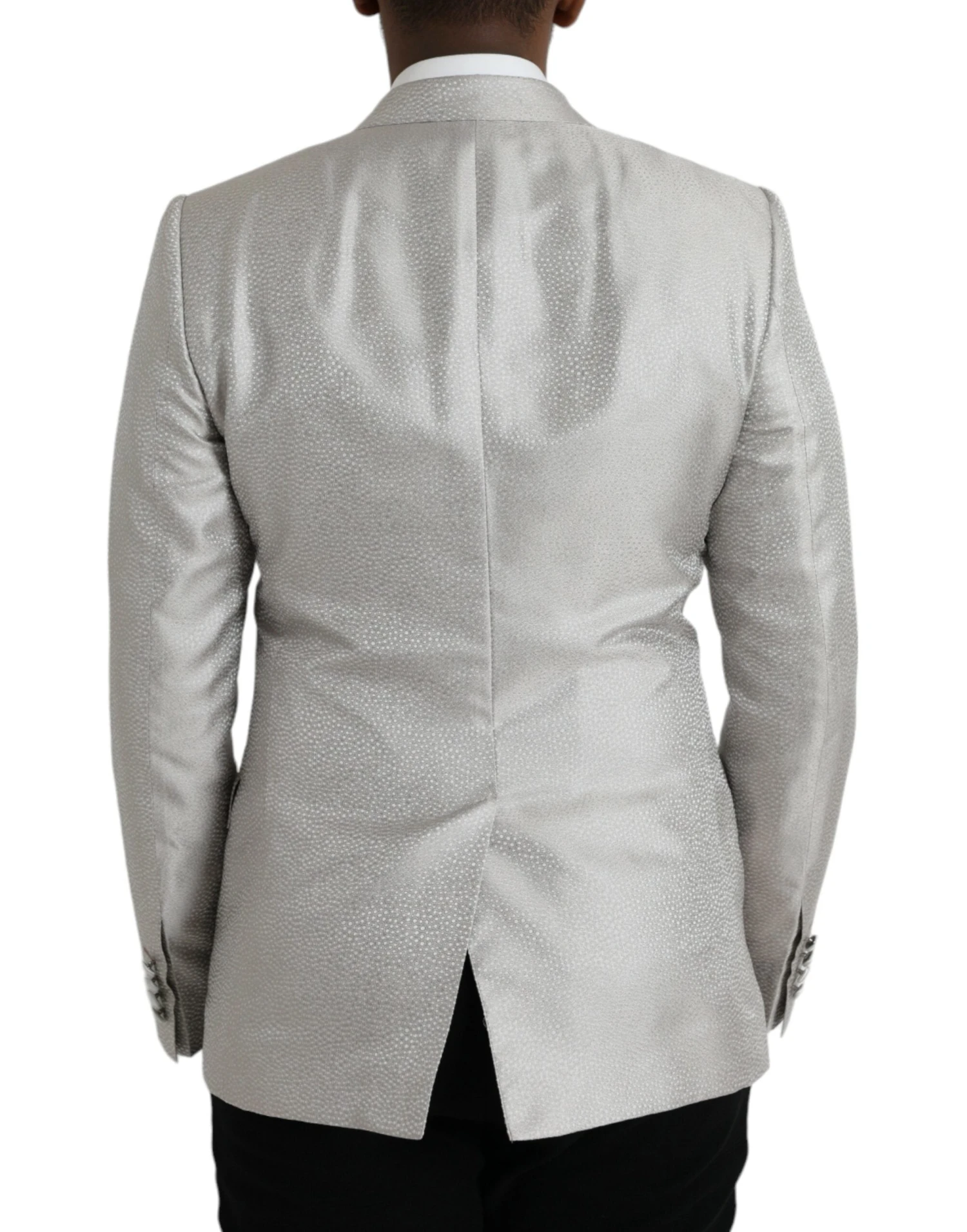 Dolce & Gabbana Off White MARTINI Double Breasted Coat Men's Blazer 5 Dolce & Gabbana Off White MARTINI Double Breasted Coat Men's Blazer - Image 3