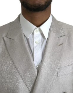 Dolce & Gabbana Off White MARTINI Double Breasted Coat Men's Blazer 11 Dolce & Gabbana Off White MARTINI Double Breasted Coat Men's Blazer -Lux Lair Store 4417531